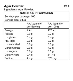 Agar Powder 50g