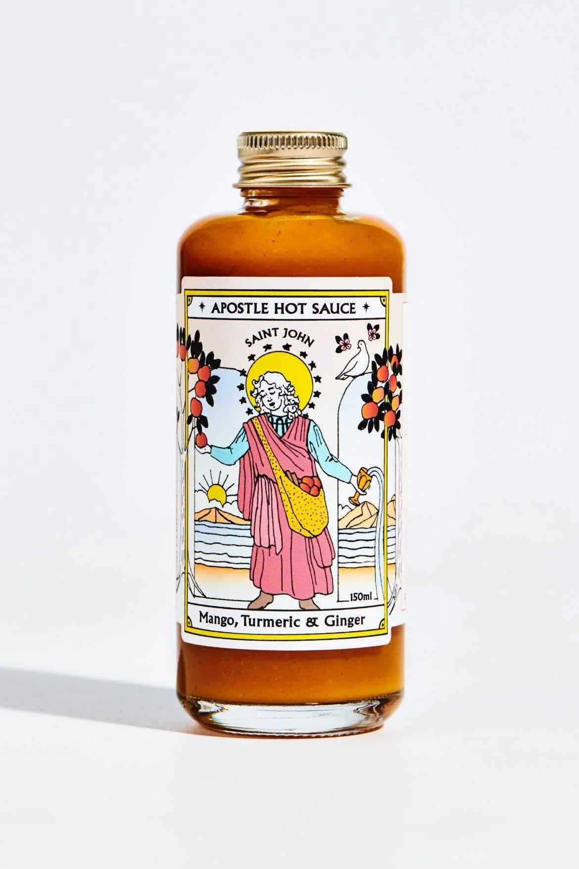 Apostle Hot Sauce - St. John Mango, Turmeric, Ginger