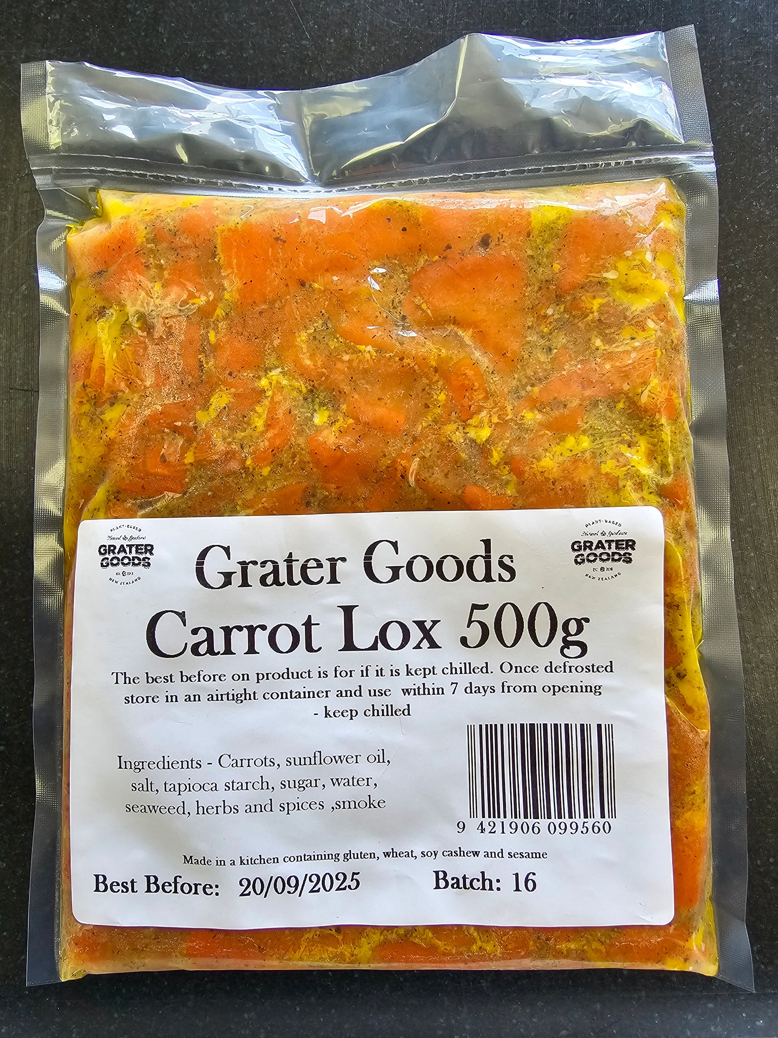 Grater Goods Carrot Lox - Bulk 500g