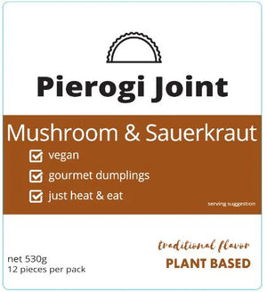 Pierogi - Mushroom & Sauerkraut
