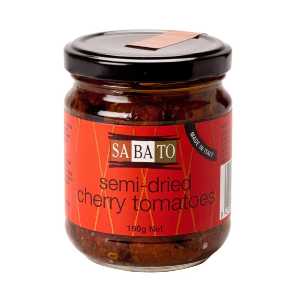 Sabato semi-dried cherry tomatoes in oil 190g jar